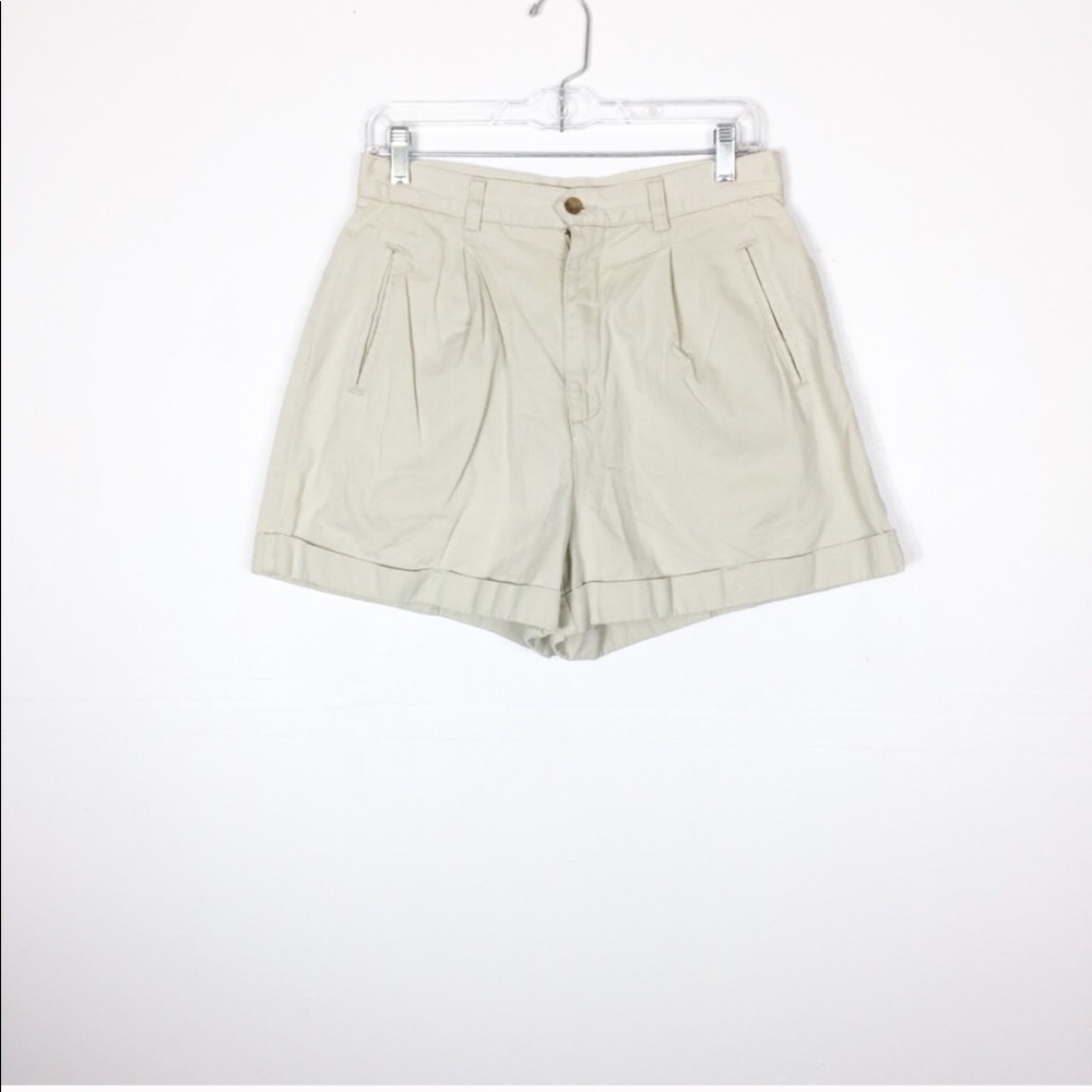 The Limited Khaki Highwaisted Chinos Shorts - Picture 5 of 8